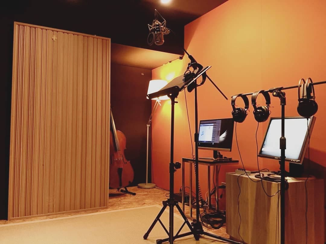 Recording booth with professional vocal mic — SONICNEST